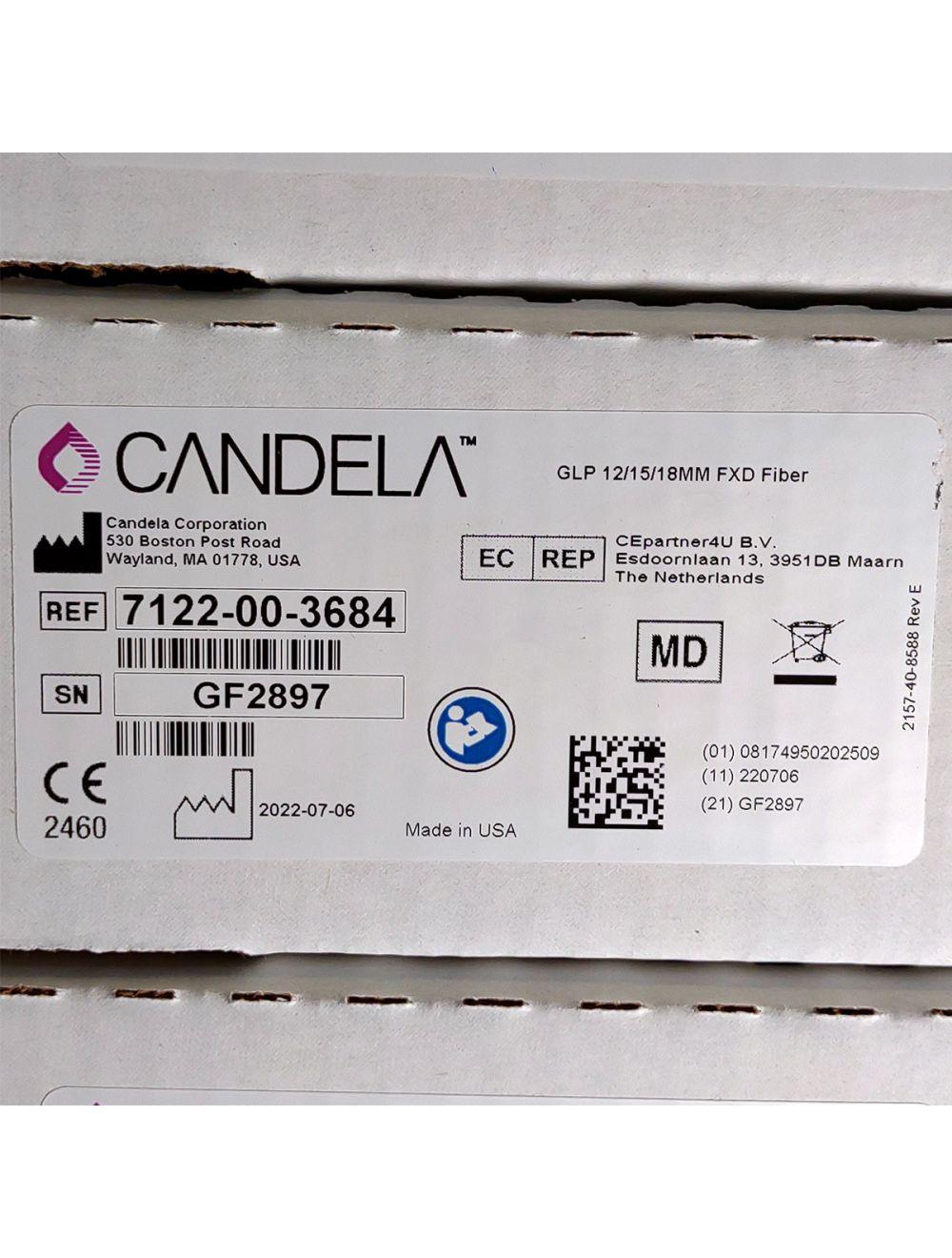Candela GentleLase Plus Fiber Assembly 12/15/18mm Factory NEW 7122-00-3684 (GF2897)