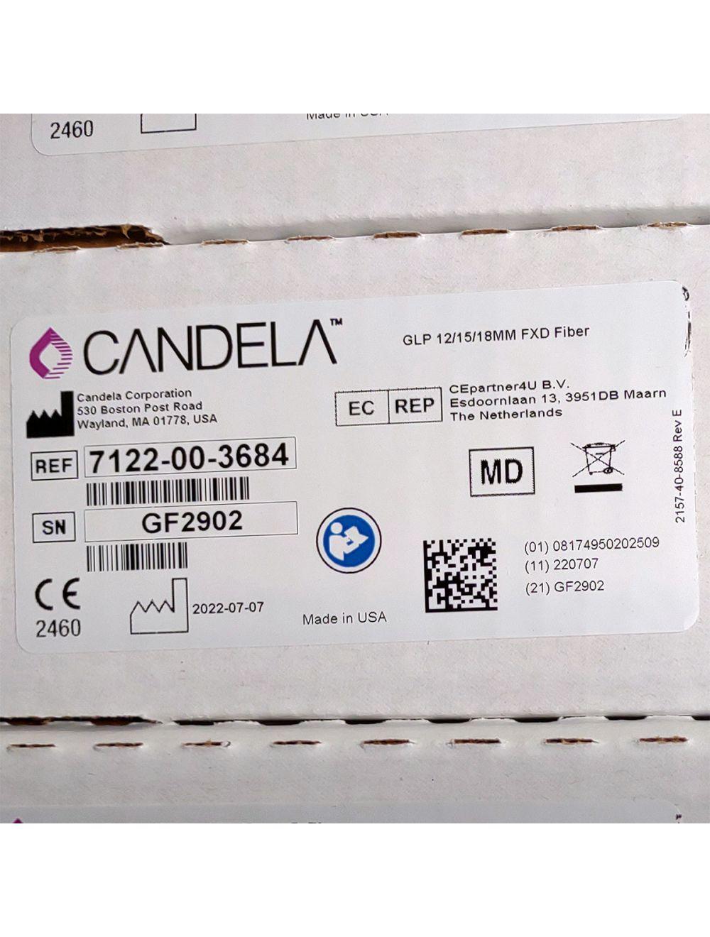 Candela GentleLase Plus Fiber Assembly 12/15/18mm Factory NEW 7122-00-3684 (GF2902)
