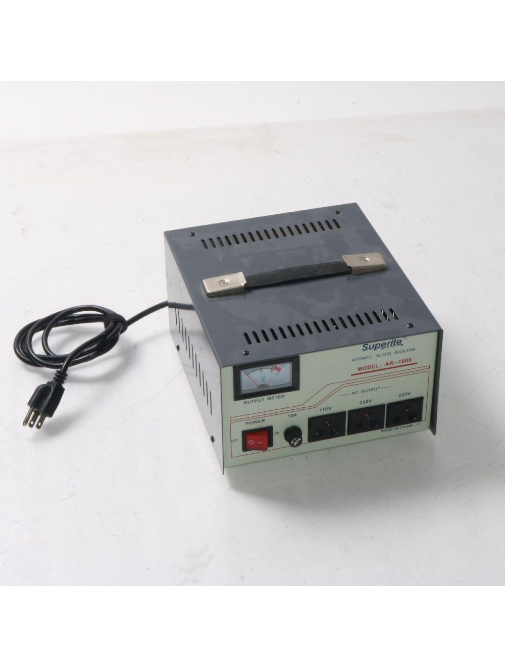 Superite AR-1000 AC Power Converter 110V/220V Automatic Voltage Regulator
