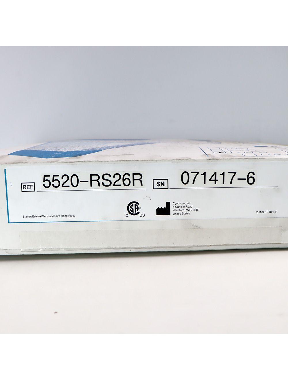 Palomar StarLux LuxRs 500 Handpiece Cynosure Factory Refurbished 071417-6 (0 Shots)