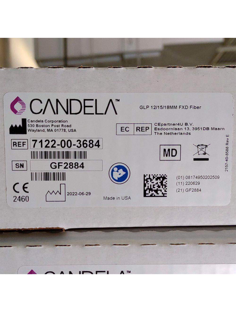 Candela GentleLase Plus Fiber Assembly 12/15/18mm Factory NEW 7122-00-3684 (GF2884)