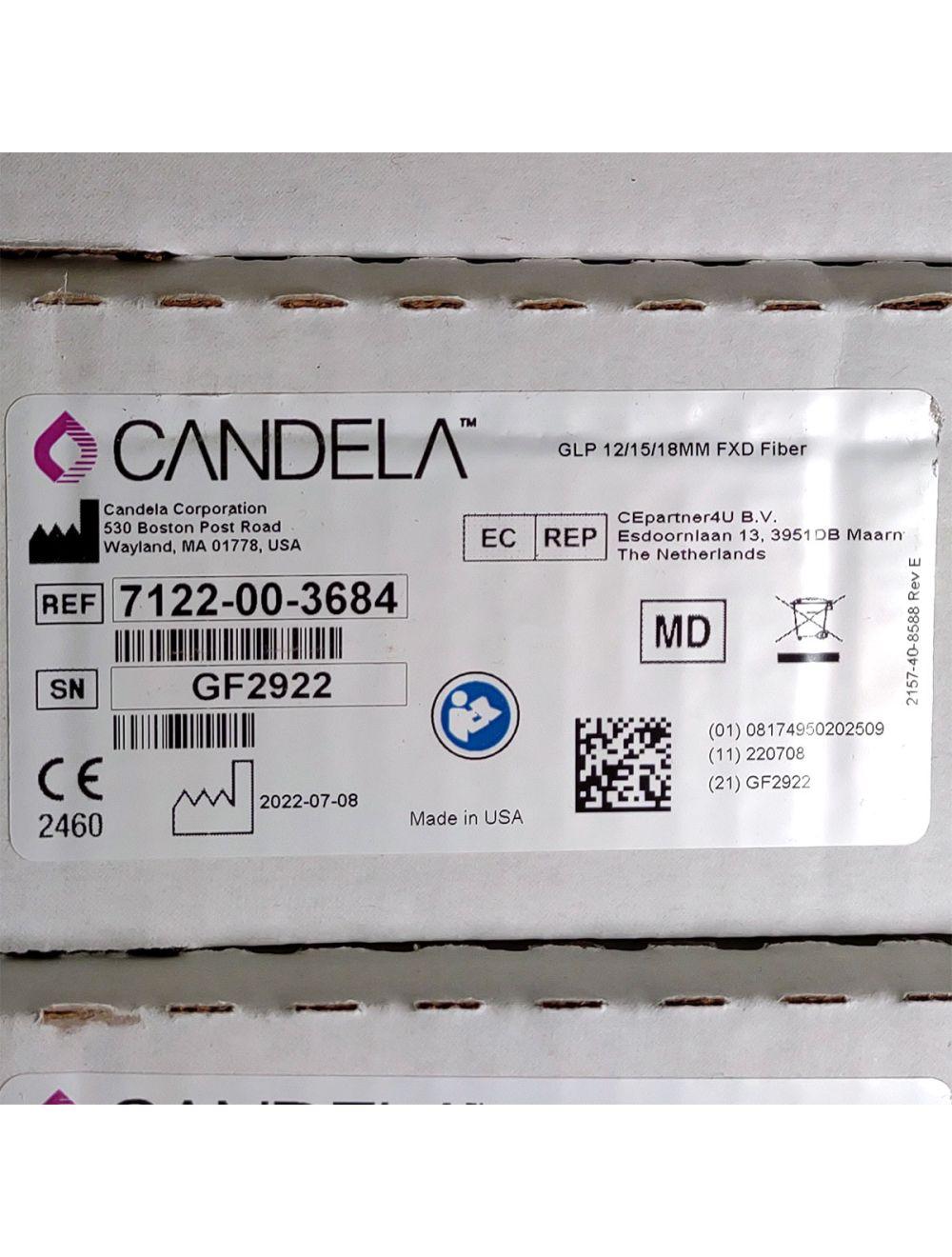 Candela GentleLase Plus Fiber Assembly 12/15/18mm Factory NEW 7122-00-3684 (GF2922)