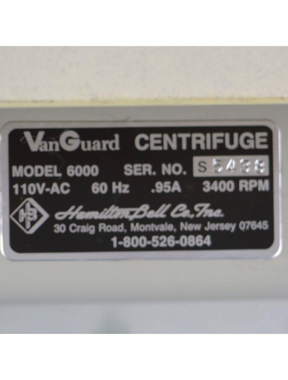 SmithKline Beecham Clinical Laboratories Vanguard V6000 Centrifuge