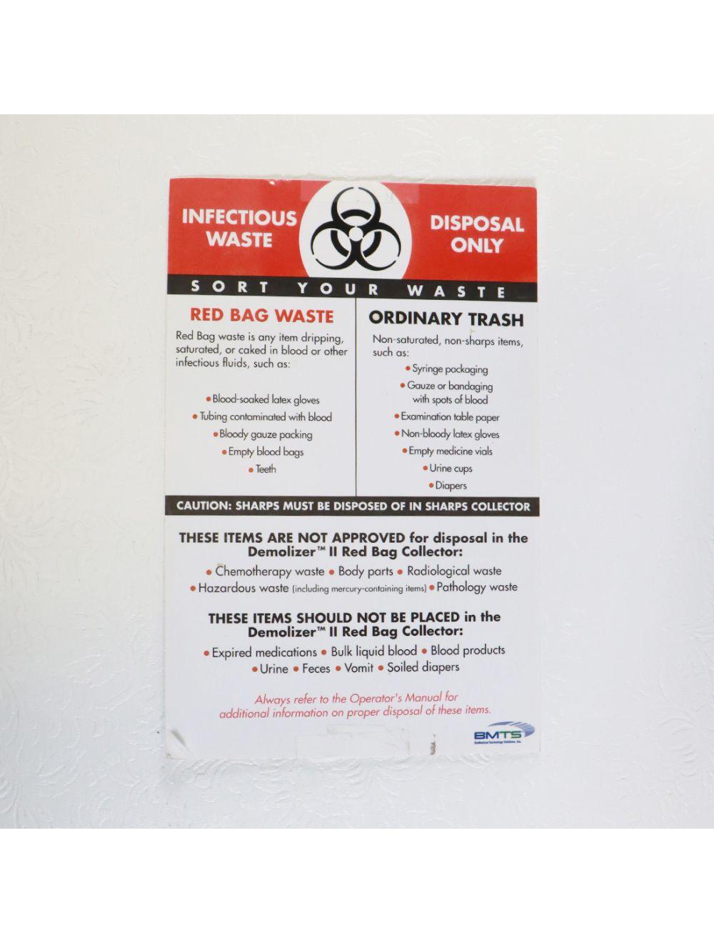 BioMedical Technology Solutions Demolizer II Biomedical Waste Management System