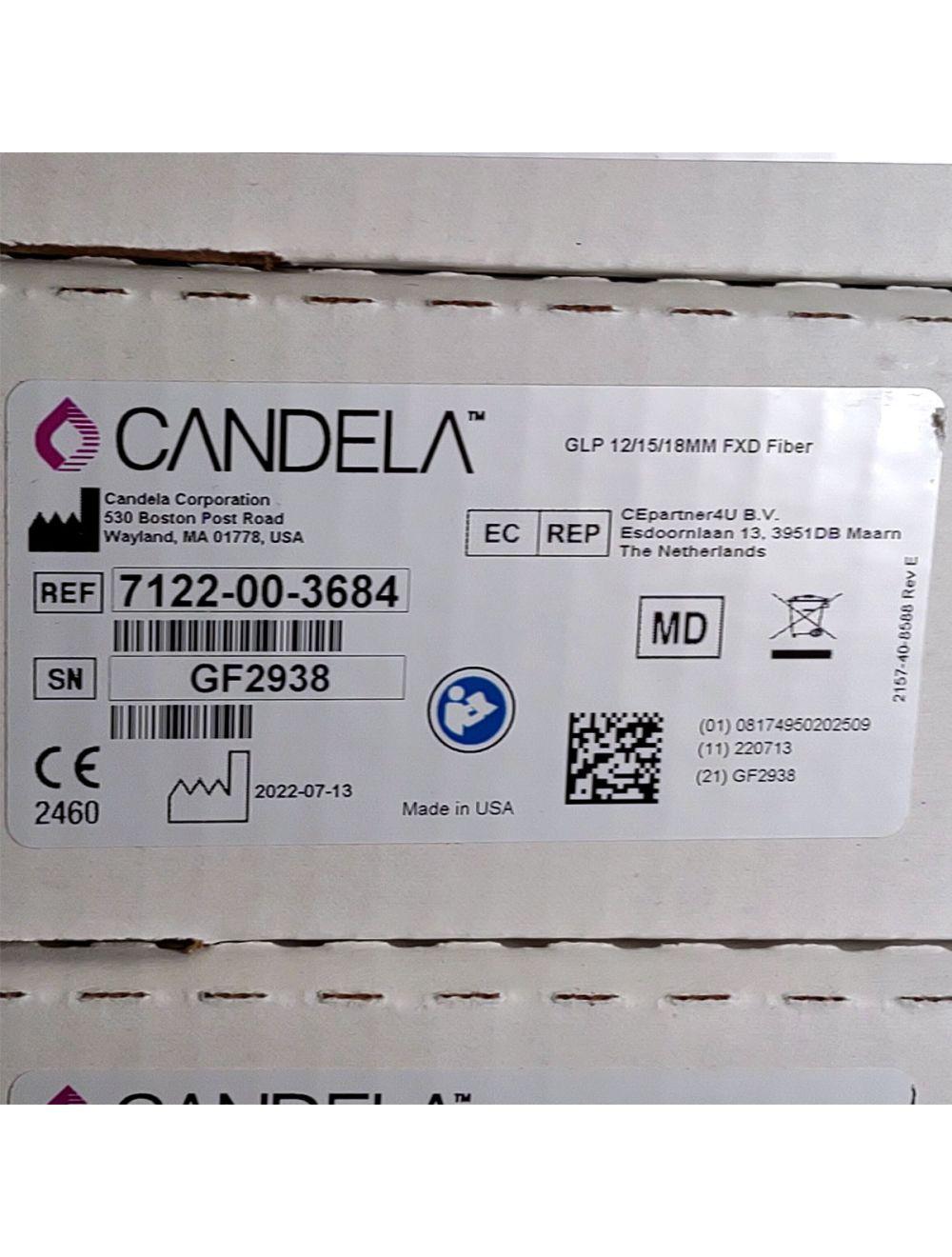 Candela GentleLase Plus Fiber Assembly 12/15/18mm Factory NEW 7122-00-3684 (GF2938)