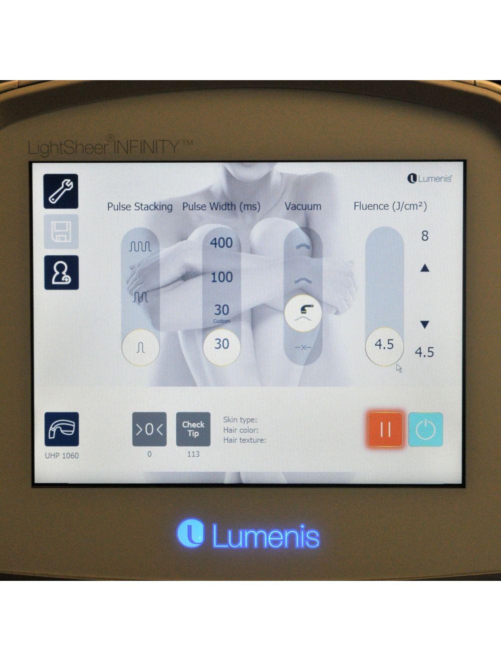 Lumenis LightSheer Infinity High Speed 805nm Handpiece Diode Laser Hair Removal