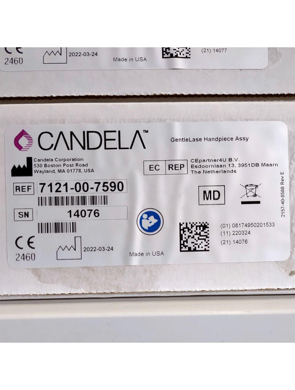 Candela GentleLase Plus Handpiece Assembly No Fiber Factory NEW 7121-00-7590 (14076sn)
