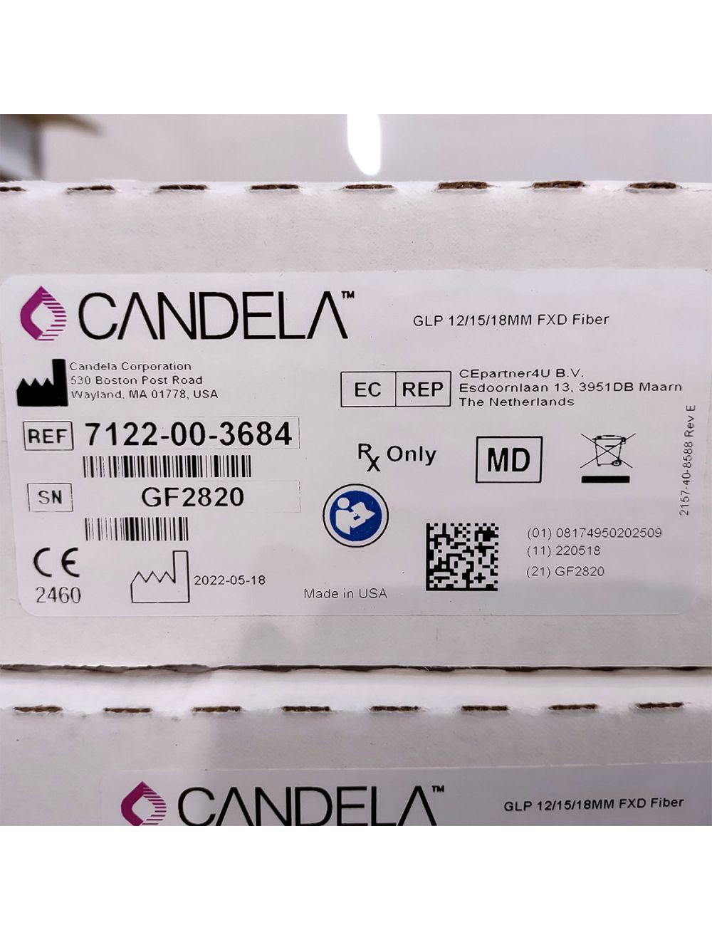 Candela GentleLase Plus Fiber Assembly 12/15/18mm Factory NEW 7122-00-3684 (GF2820)