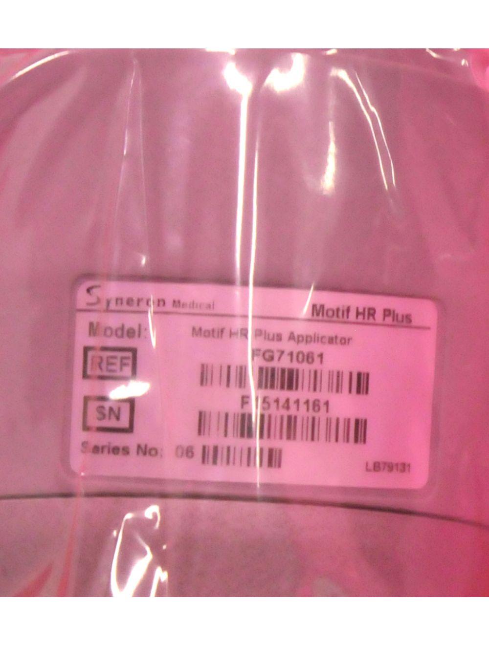 NEW Syneron Candela eLaser Elos MOTIF HR PLUS Applicator Handpiece Hair Removal