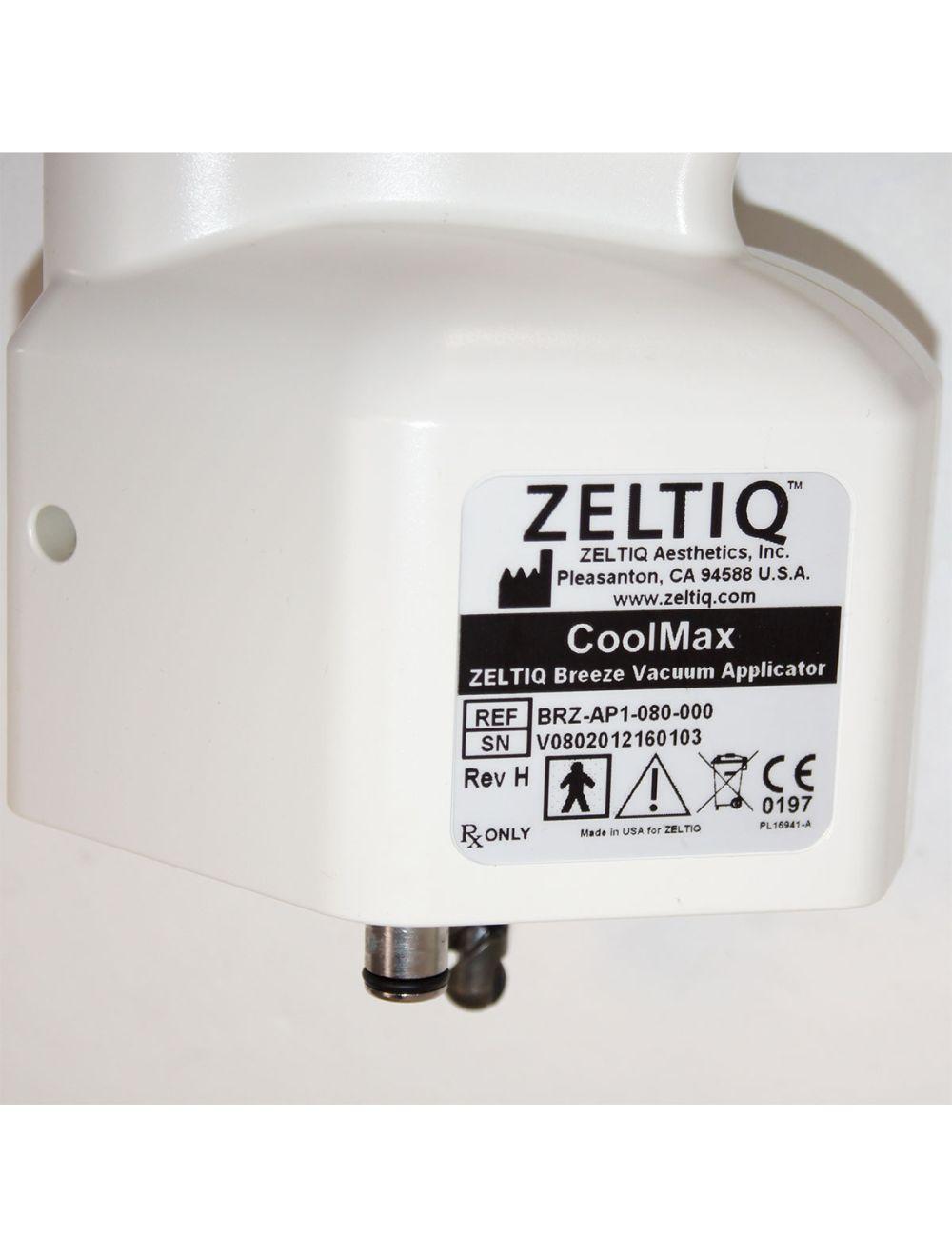2012 Zeltiq CoolSculpting CoolMax Breeze Vacuum Applicator BRZ-AP1-080-000 (EQ)