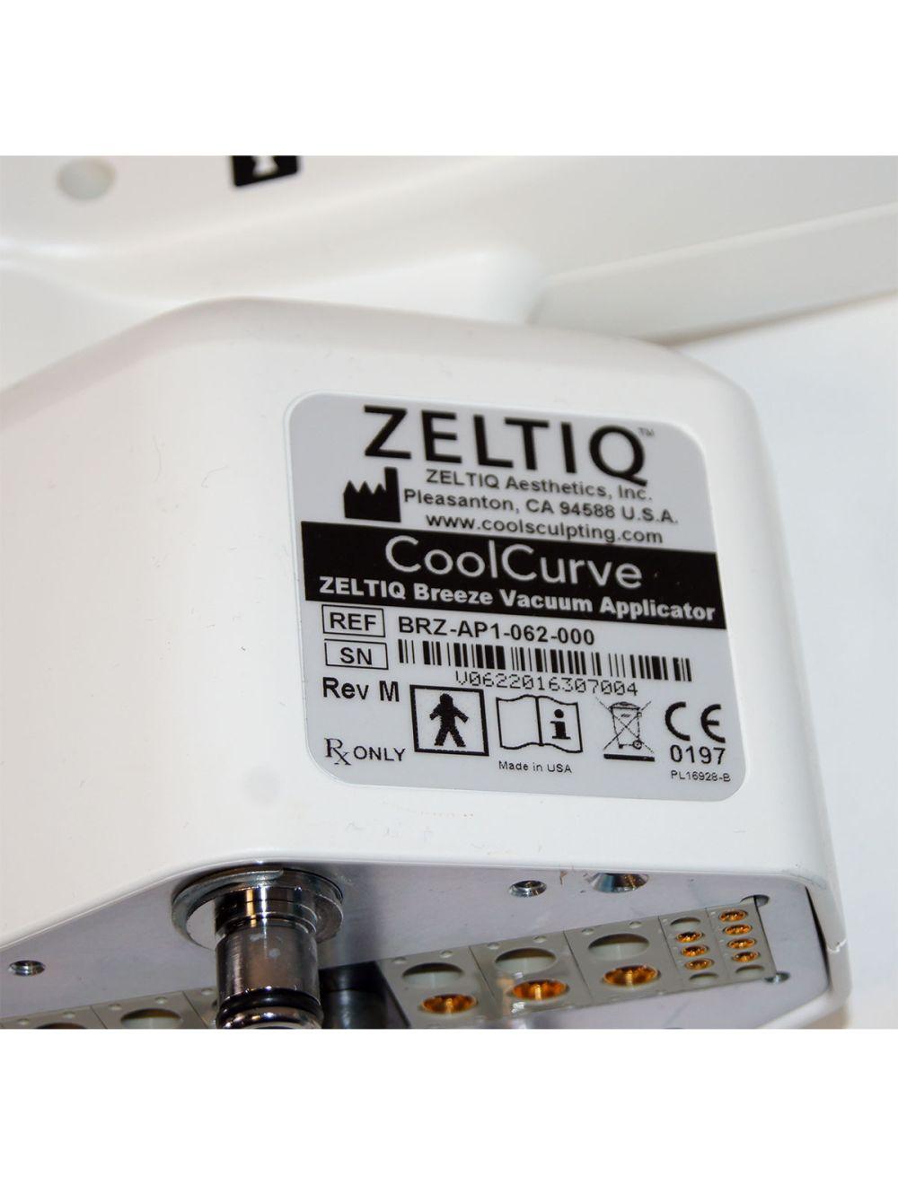 2016 Zeltiq CoolSculpting CoolCurve Breeze Vacuum Handpiece BRZ-AP1-062-000 (ET)