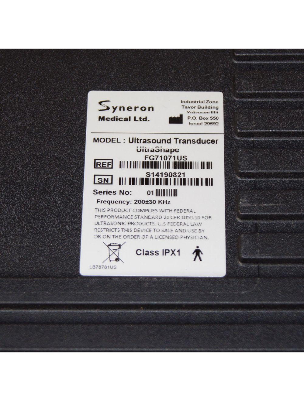 Syneron Ultrasound Transducer UltraShape Multi-Handpiece FG71071US