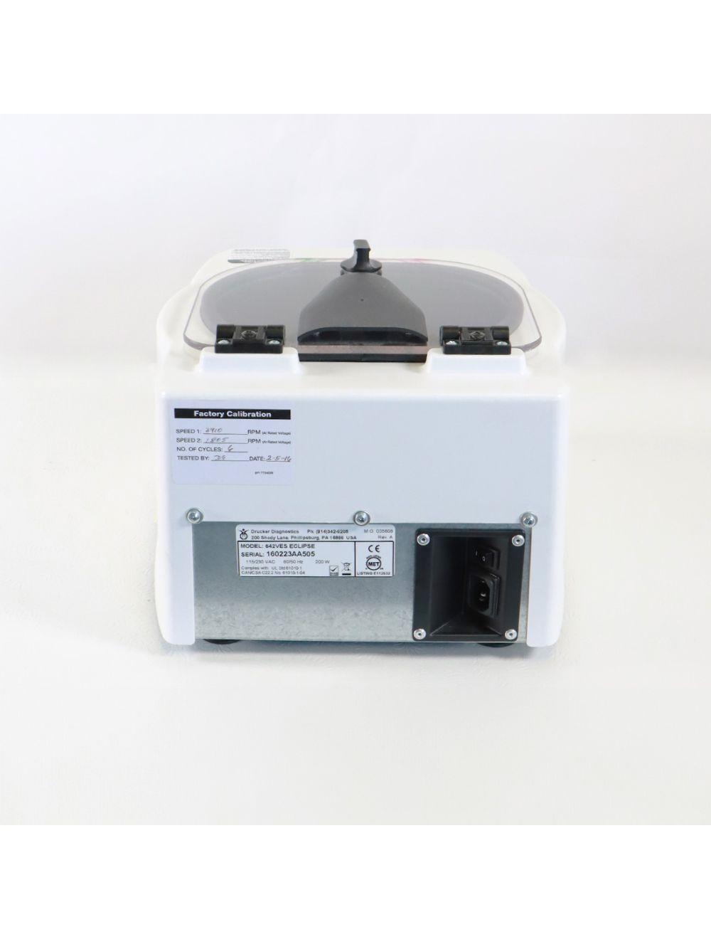 Eclipse Aesthetics PRP Therapy 6 Place Centrifuge 642VES 3900 RPM