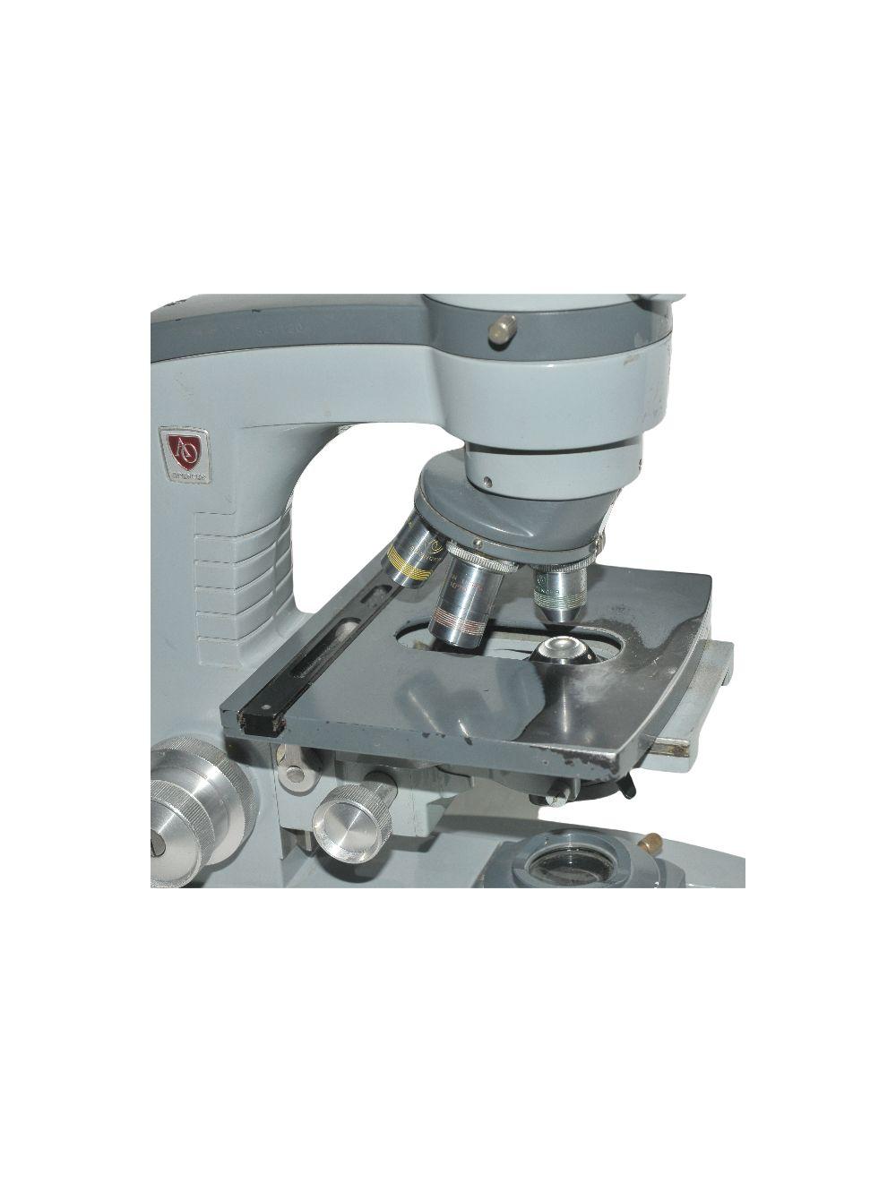 American Optical SPENCER Microscope Binocular 4 Objectives Professional Lab