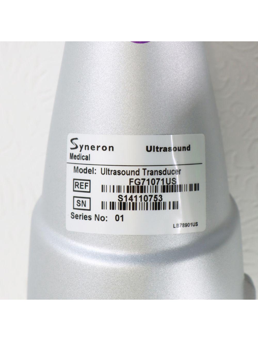 Syneron Ultrasound Transducer UltraShape Handpiece FG71071US
