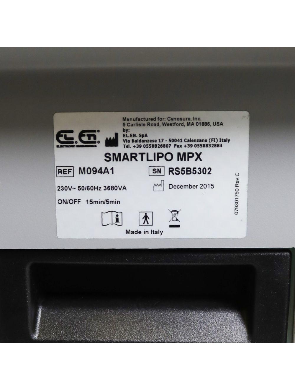 2015 Cynosure Smartlipo MPX 1064 1320 Nd YAG Laser Body Sculpting Non-RFID