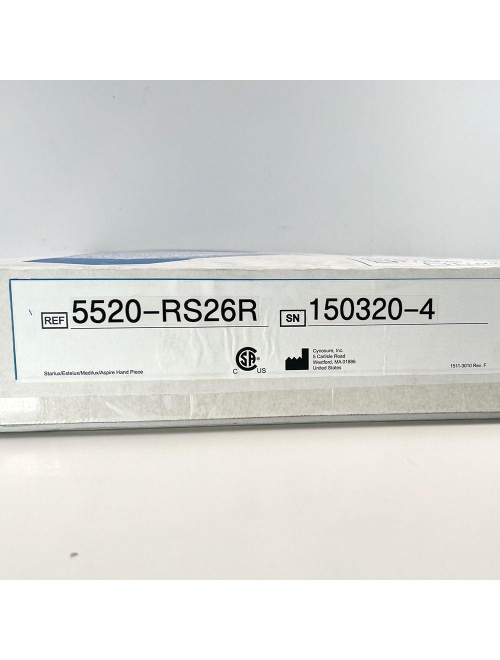 Palomar StarLux LuxRs 500 Handpiece Cynosure Factory Refurbished 150320-4 (0 Shots)