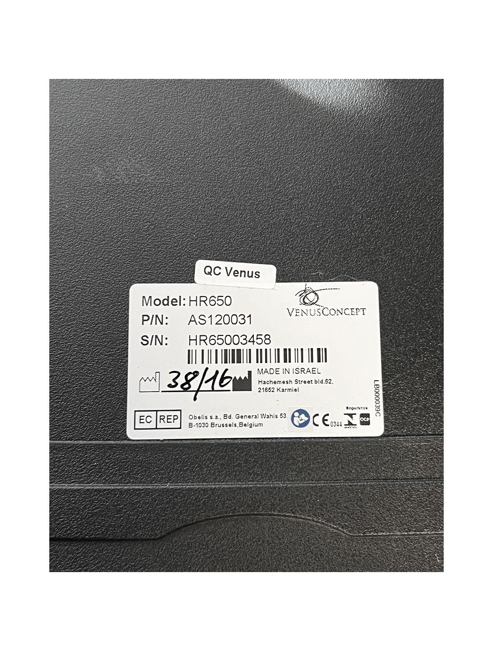 VenusConcept Venus Versa HR650 IPL Hair Removal HR650 10x30 Handpiece