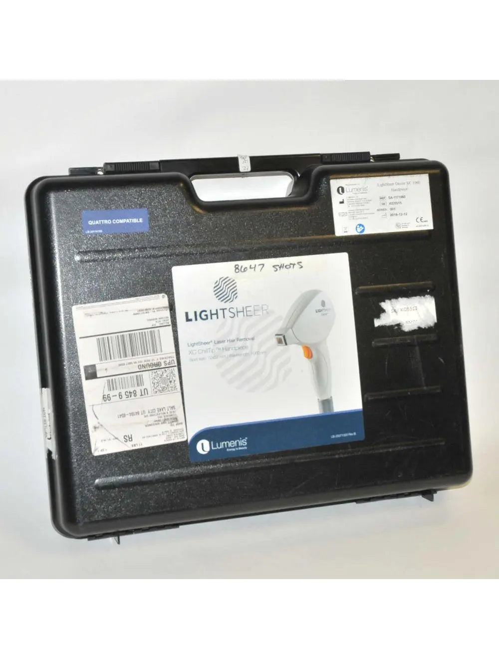 2019 Lumenis LightSheer Desire XC Diode Laser Hair Removal Chill Tip Handpiece