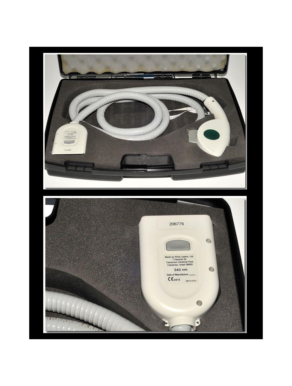 Alma Harmony Lasers 540nm HandPiece GREEN Vascular Pigmented Lesions Hand Piece