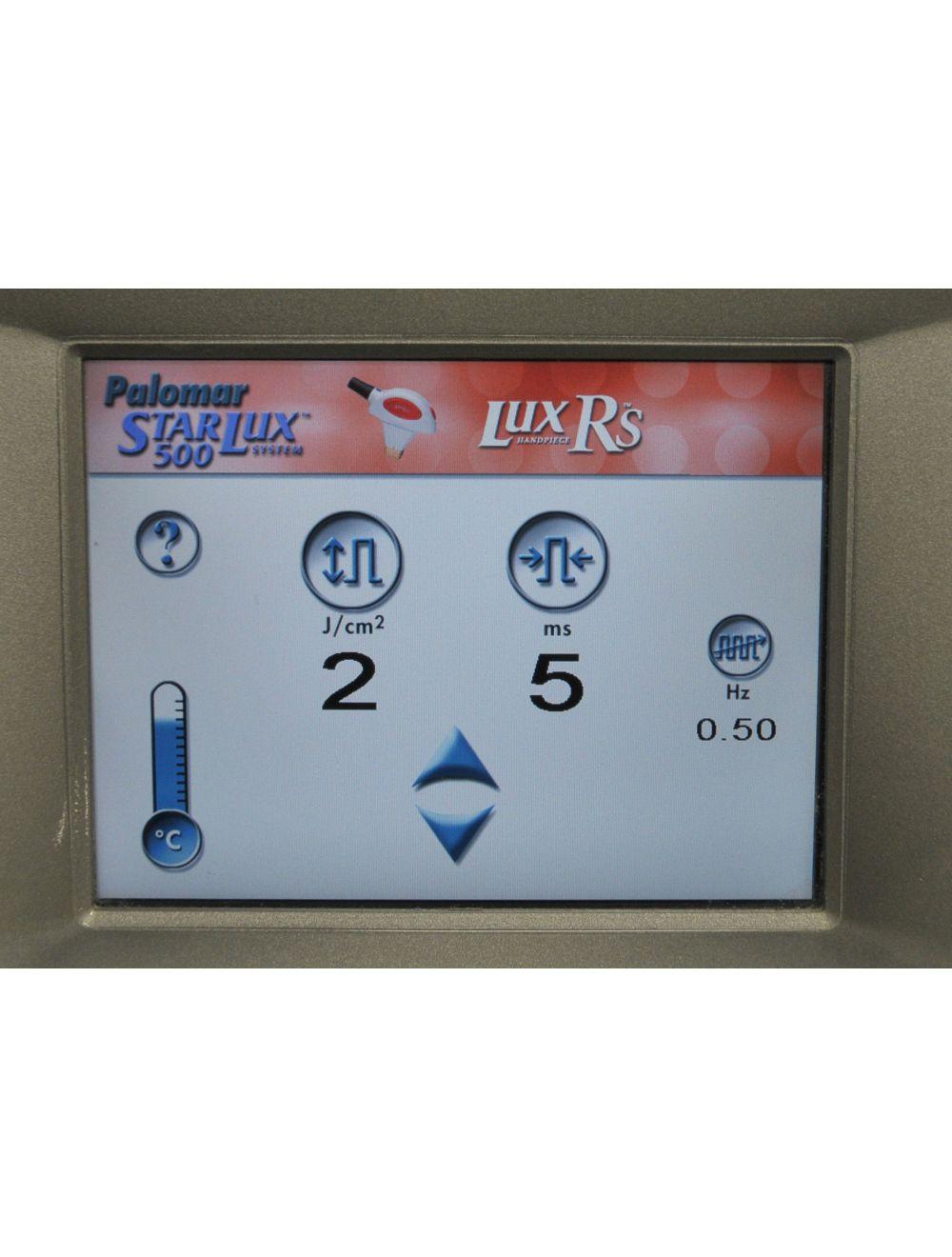 2008 Palomar StarLux 500 Lux System Rs IPL Handpiece Cynosure - Shots Reset