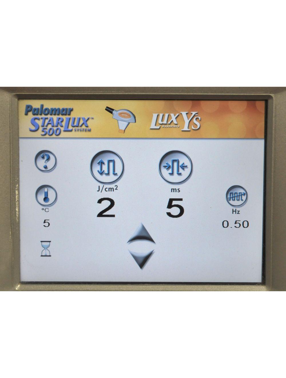 2013 Cynosure StarLux 500 Laser System LuxYs Handpiece Palomar Lux Ys Hand Piece