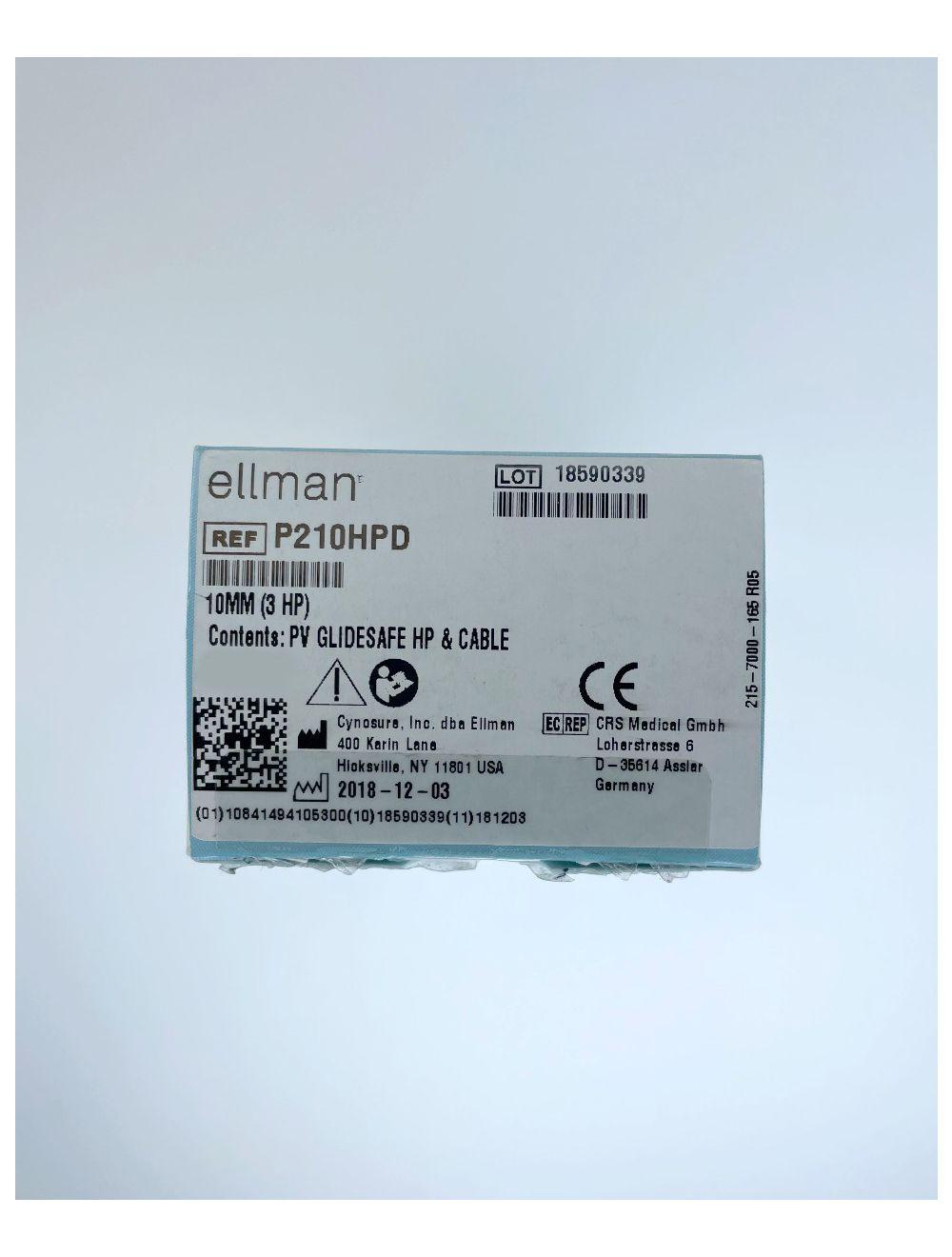 Ellman Pelleve P210HPD 10mm GlideSafe RF Tightening Handpiece 3-Pack