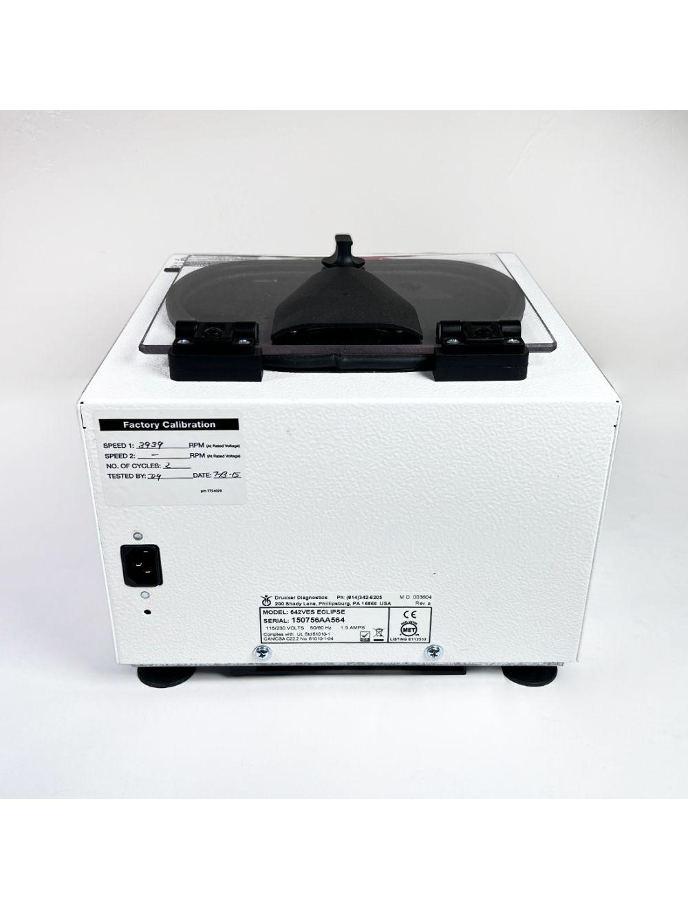 2015 Drucker Diagnostics Eclipse 642VES Centrifuge Aesthetics 3500 RPM 6x40g PRP