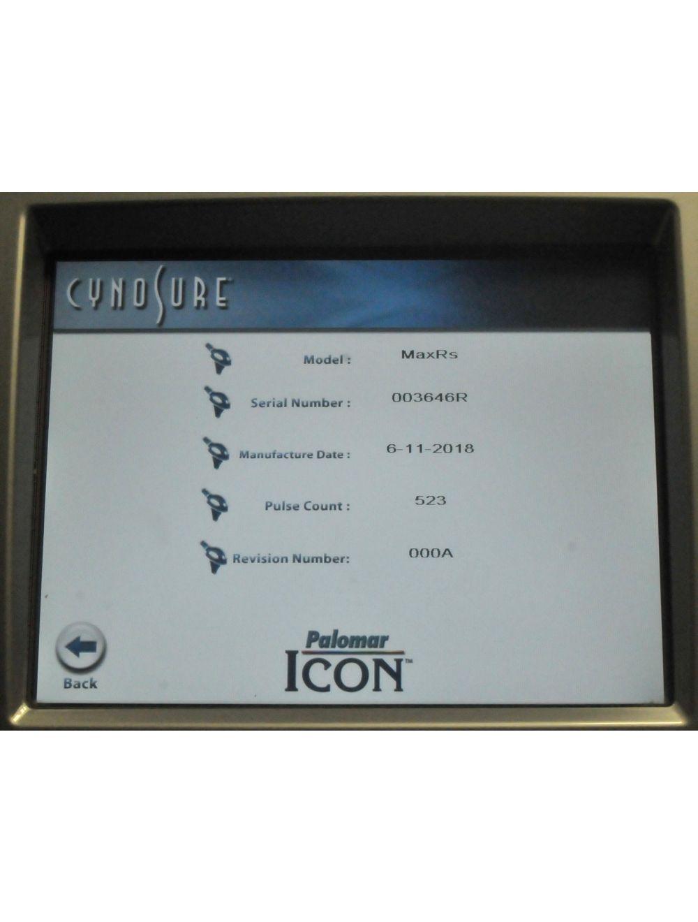 2018 Palomar ICON Laser MaxRs Handpiece Hair Removal Max Rs Spot 2520B-RS26R HR