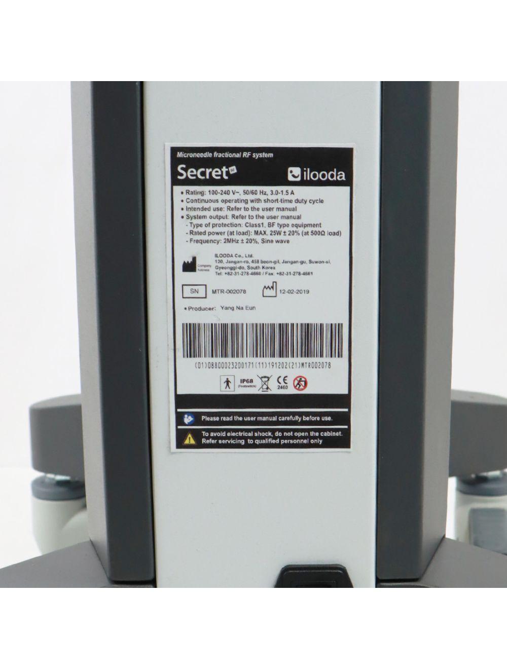 2019 Cutera SecretRF Microneedling Fractional Needle RF Wrinkle Acne Microneedle