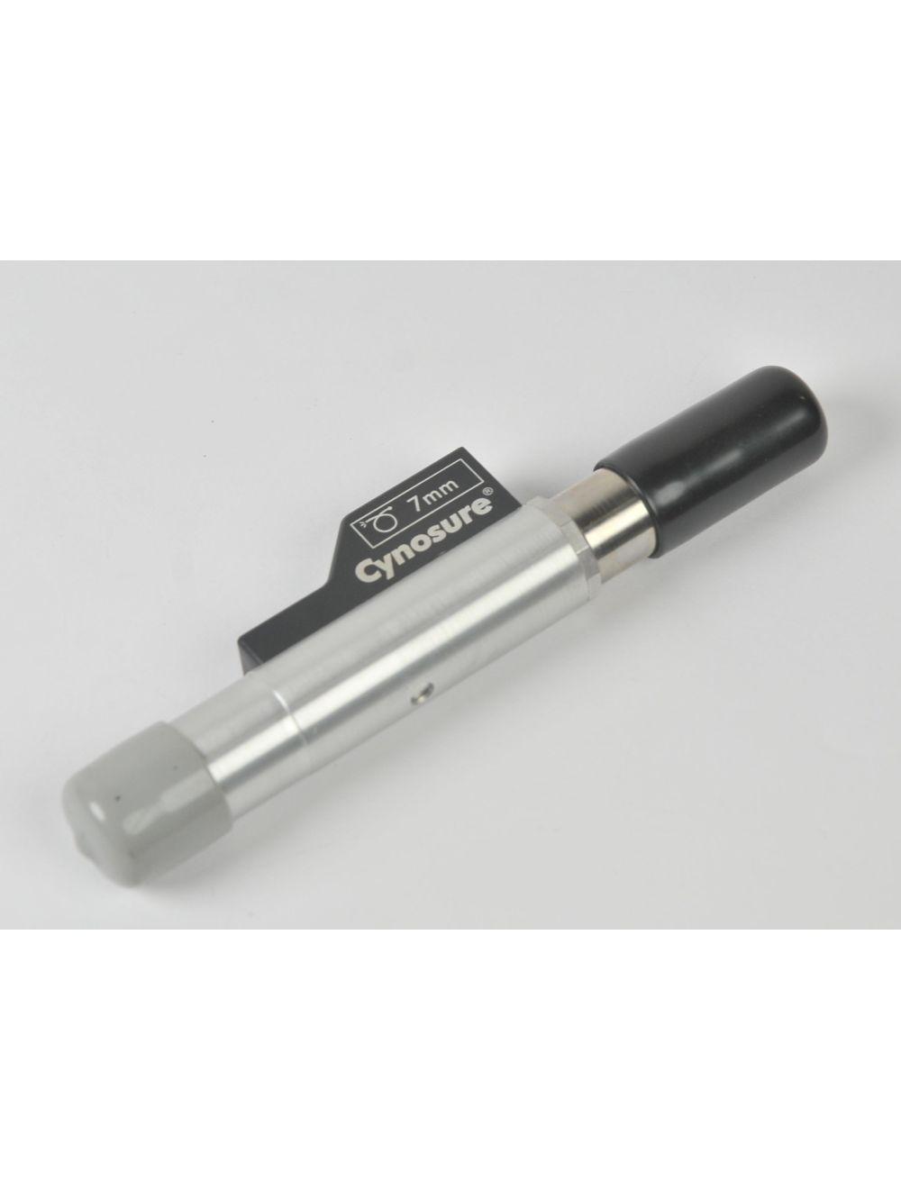 Cynosure MPX Laser 7mm Handpiece Assembly Cartridge Silver 595 Pulsed Dye PARTS