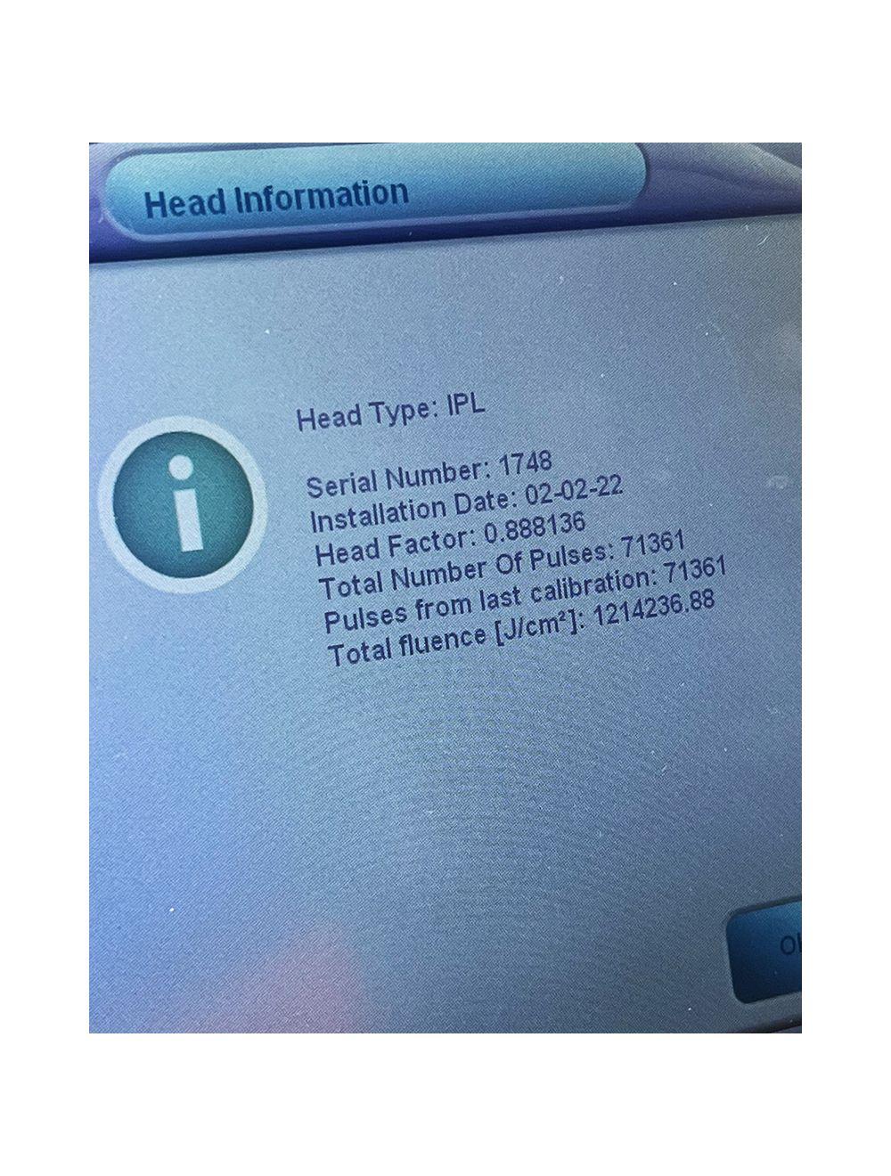 Lumenis M22 Multi-Spot Facial Wrinkles Lesions Universal IPL Laser Handpiece