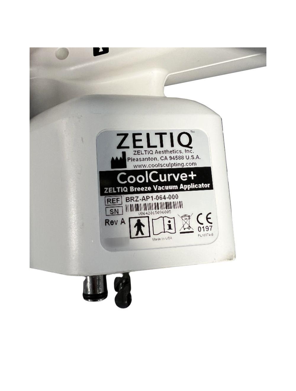 Zeltiq CoolSculpting CoolCurve+ Vacuum Applicator Handpiece BRZ-AP1-064-000 2015