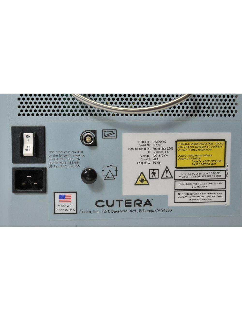 2003 Cutera XEO CoolGlide GENESIS IPL Nd:YAG Laser 1064 Cool Glide