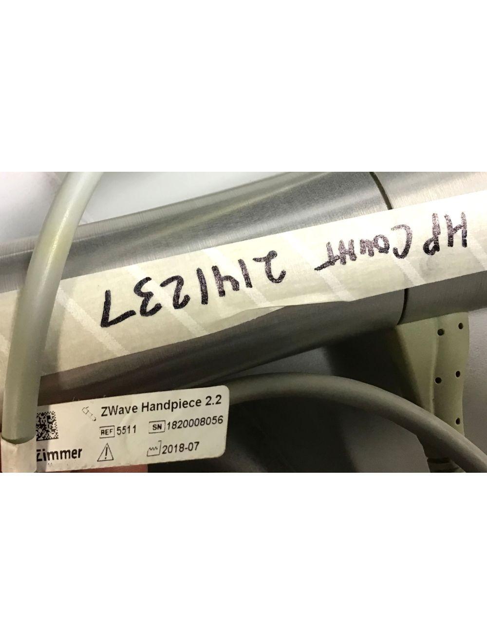 Zimmer Z Wave Handpiece 2.2 Radial Shockwave Collagen Reduction 1820008056