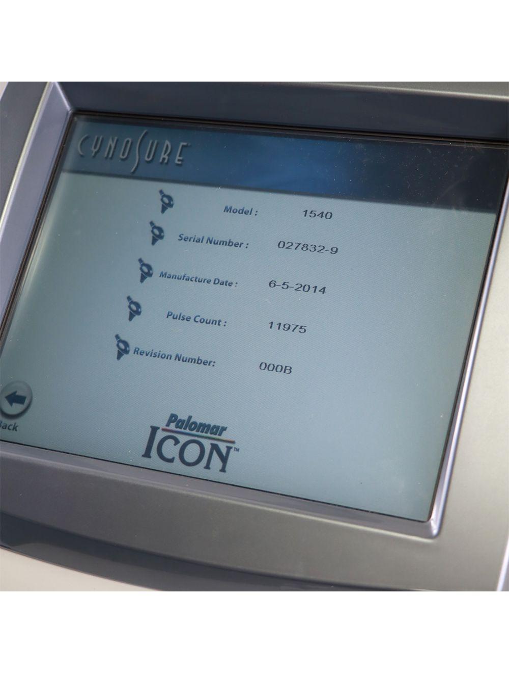 2014 Palomar Icon IPL MaxG 1540 Fractional Laser System