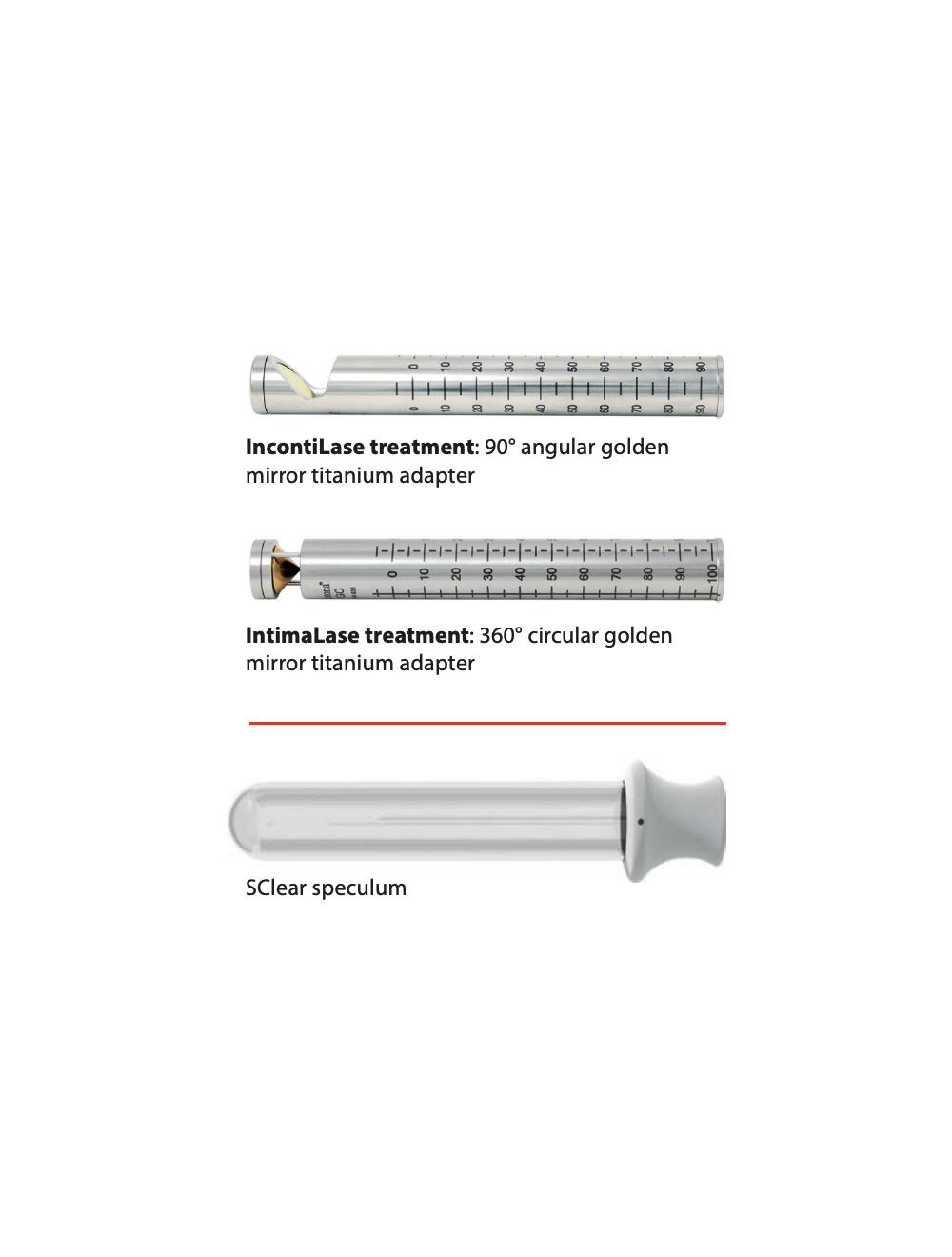FotonaSmooth G-Set Vaginal ErYAG Laser Probes Wands IntimaLase IncontinaLase