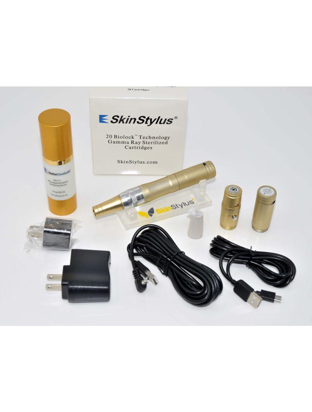 Pen Gold SkinStylus BioLock Microneedling Professional Kit Microneedle DEMO