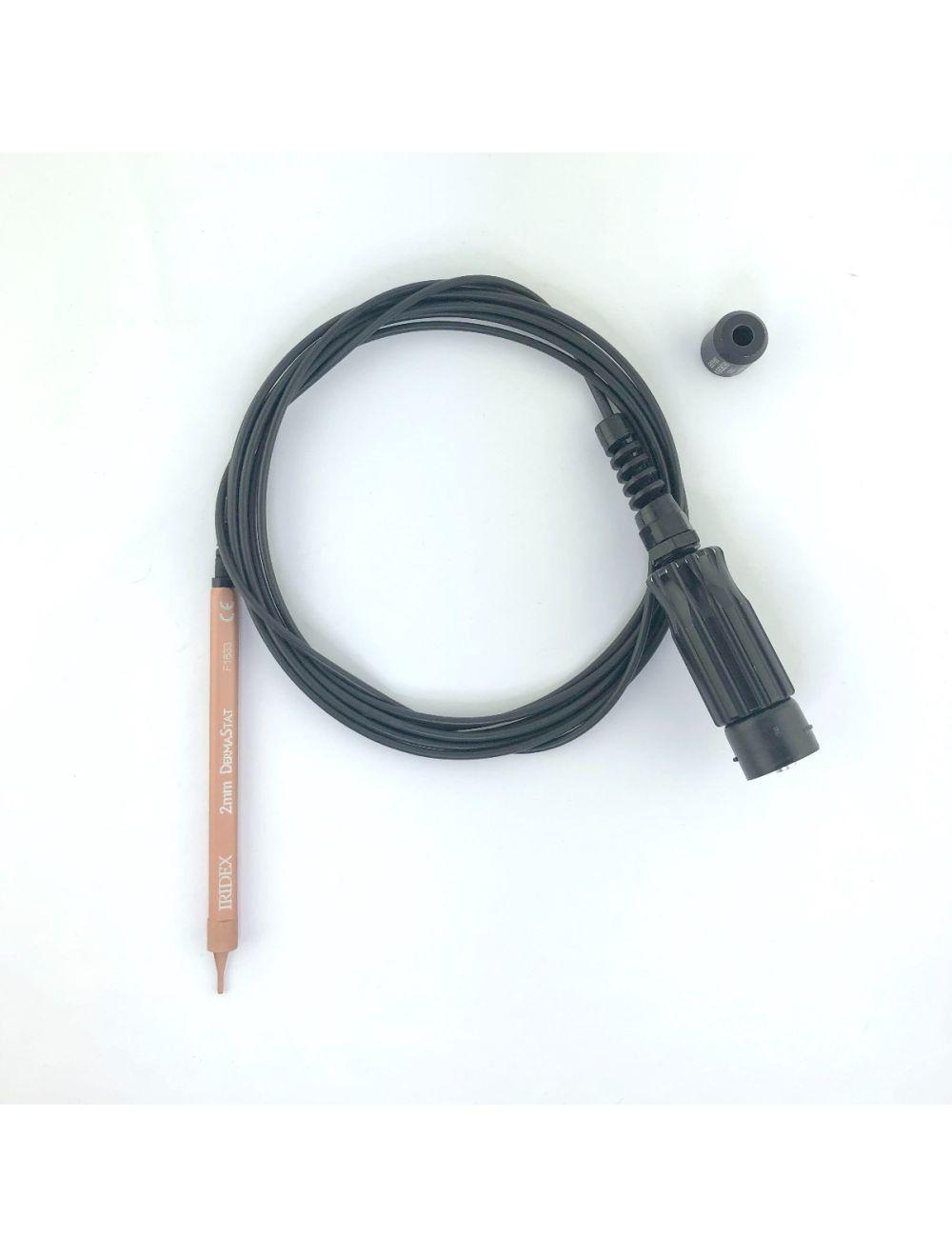 LaserScope Lyra Iridex Dermastat 2mm Aura Laser Handpiece 10-6183 F1633 Fiber