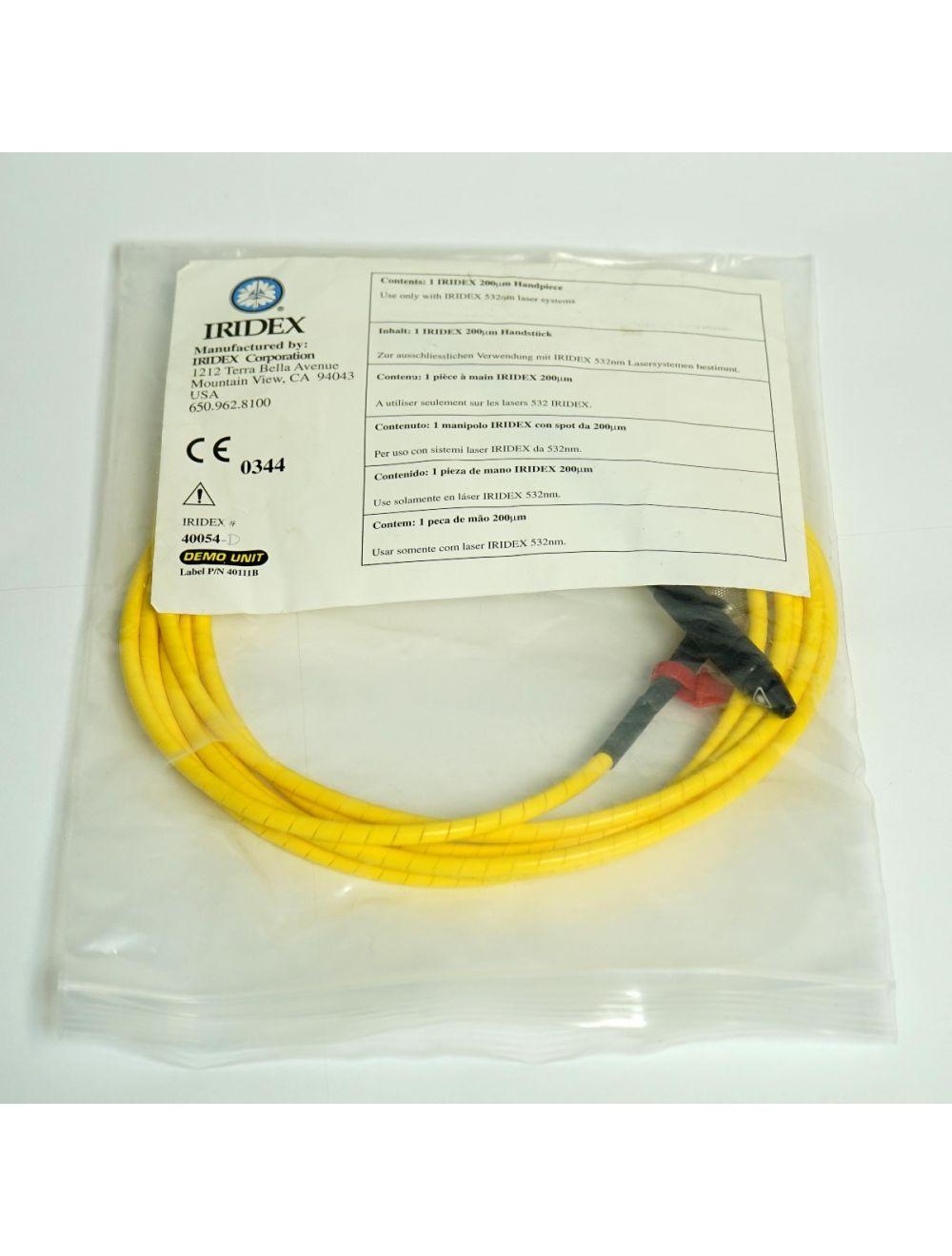 Iridex Iriderm DioLite 532 nm Laser Console 200 um Micron Handpiece Demo 40054-D