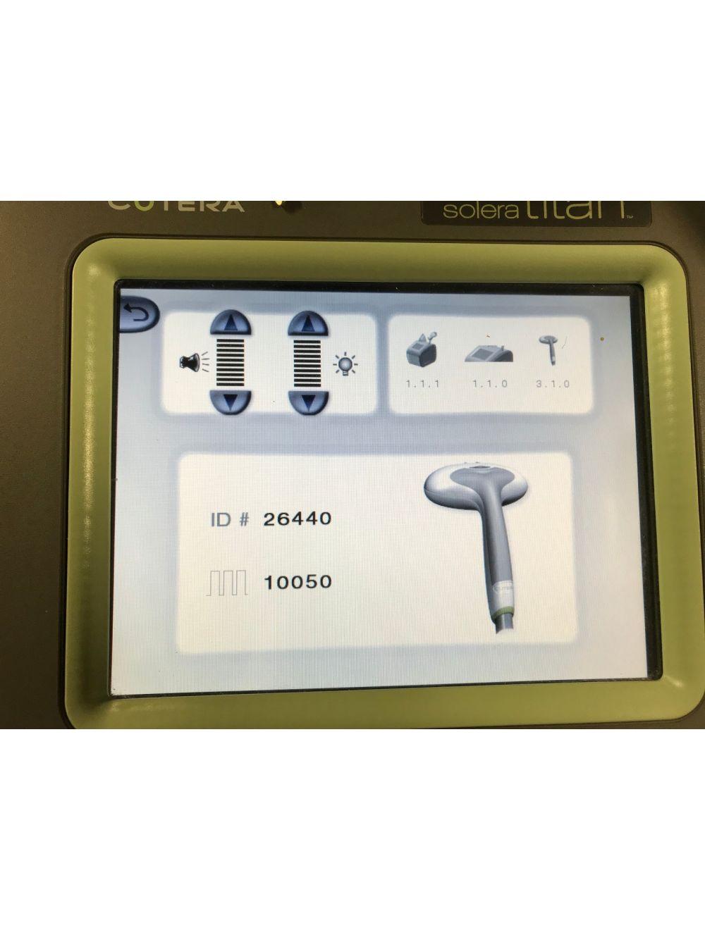 Cutera Titan XL Skin Tightening Solera Handpiece IR IPL FULLY RELOADED 7000262T