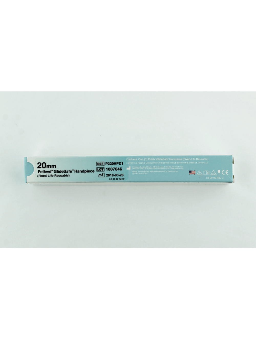 2018 Ellman Pelleve GlideSafe Handpiece 20 mm Handpiece P220HPD1