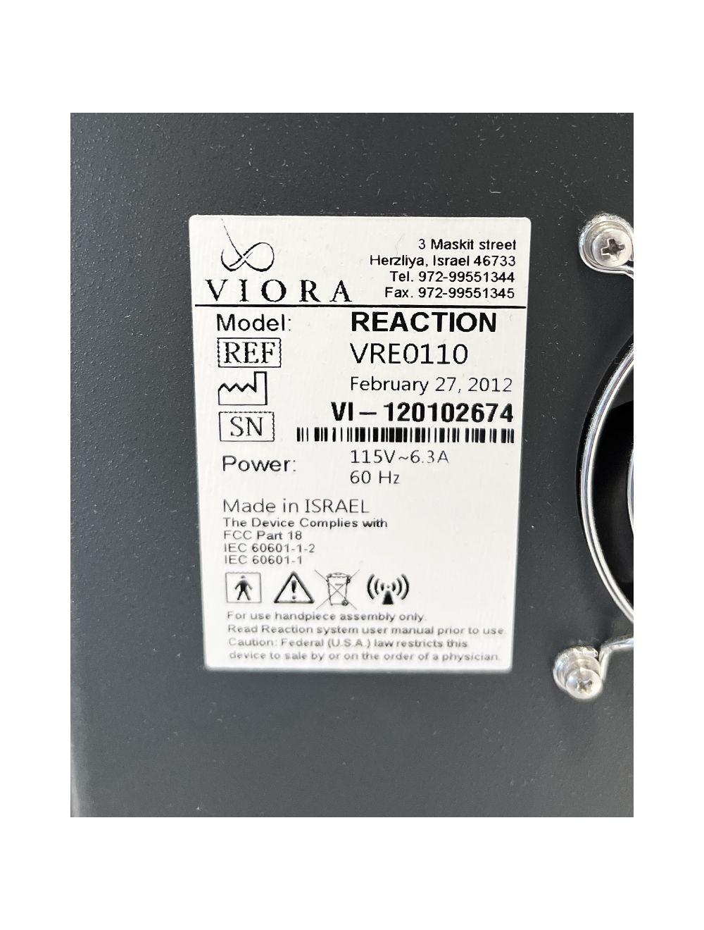 2012 Viora REACTION Body Contouring Skin Tightening Contour RF System