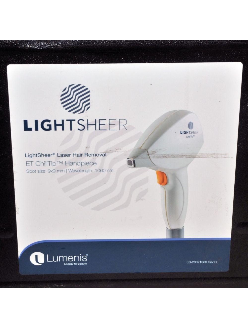 Lumenis LIGHTSHEER ET Laser Chill Tip Hair Removal Handpiece Light Sheer 1060 nm