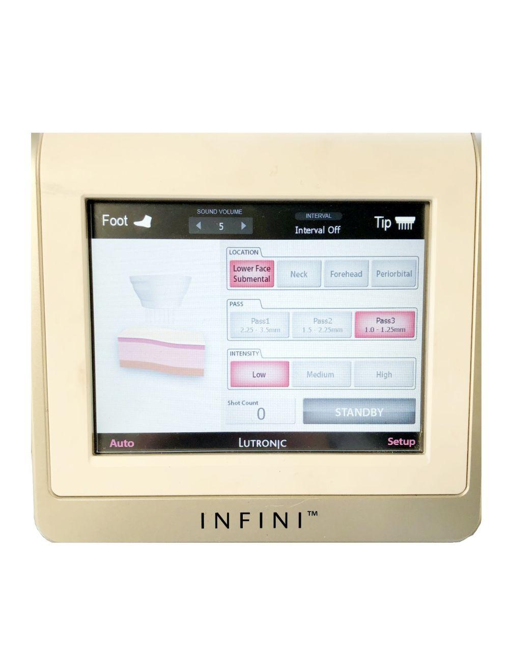 2016 Lutronic Infini Radio Frequency RF Microneedling System R0616G007