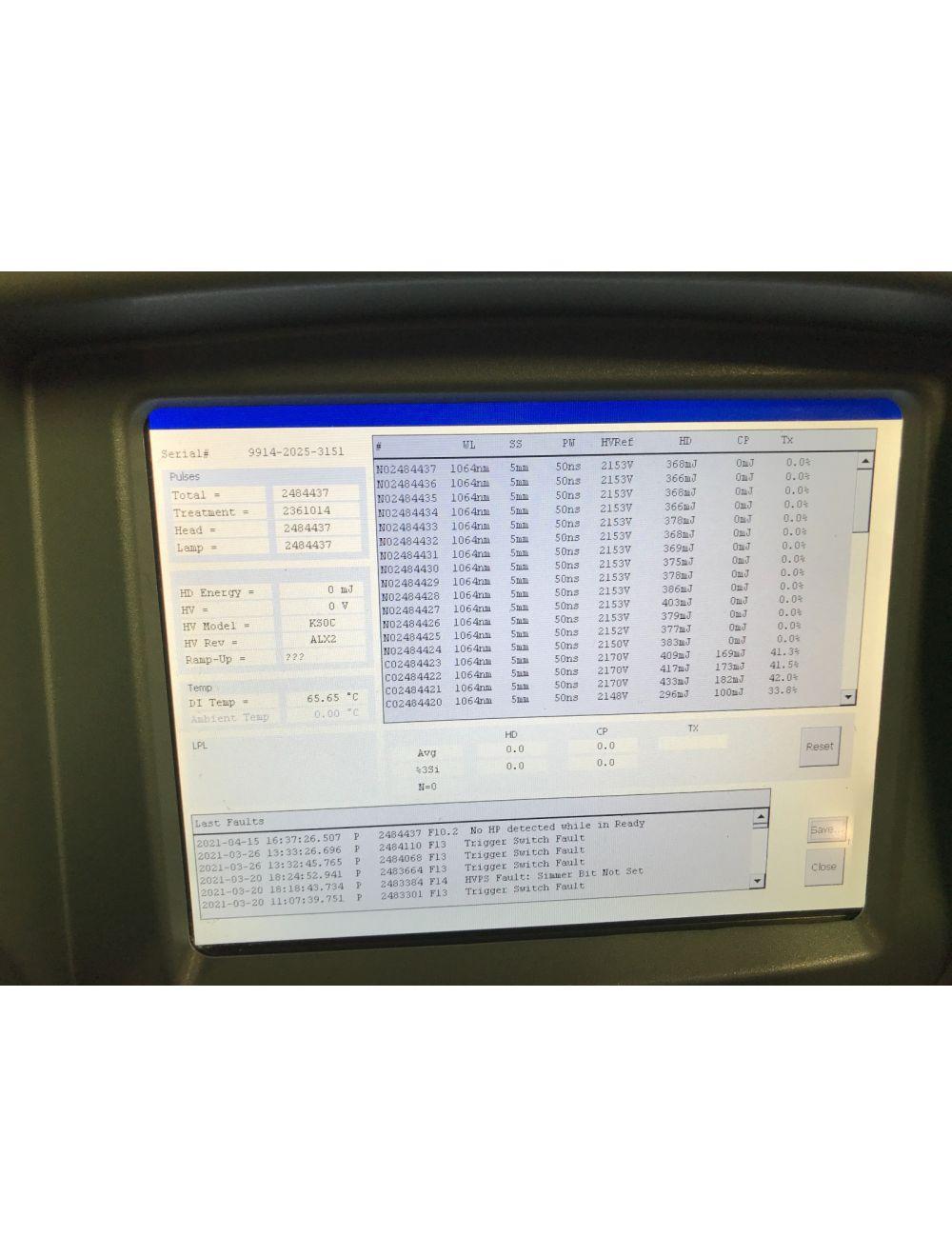 2016 Candela ALEX TriVantage QS Alexandrite NdYAG 755 1064 532 Tattoo Laser