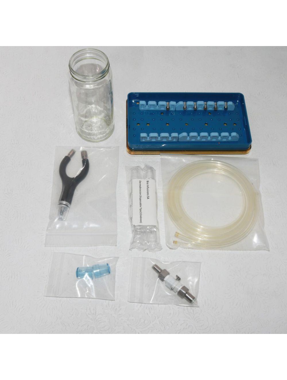 Envy Medical SilkPeel 3 MD SP3 Dermalinfusion Face HP Kit Tips 163h Small Crack