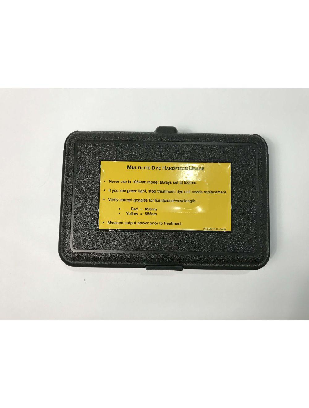 ConBio Medlite Revlite MultiLite Tattoo Removal Dye Handpieces Red/Gold 650 585