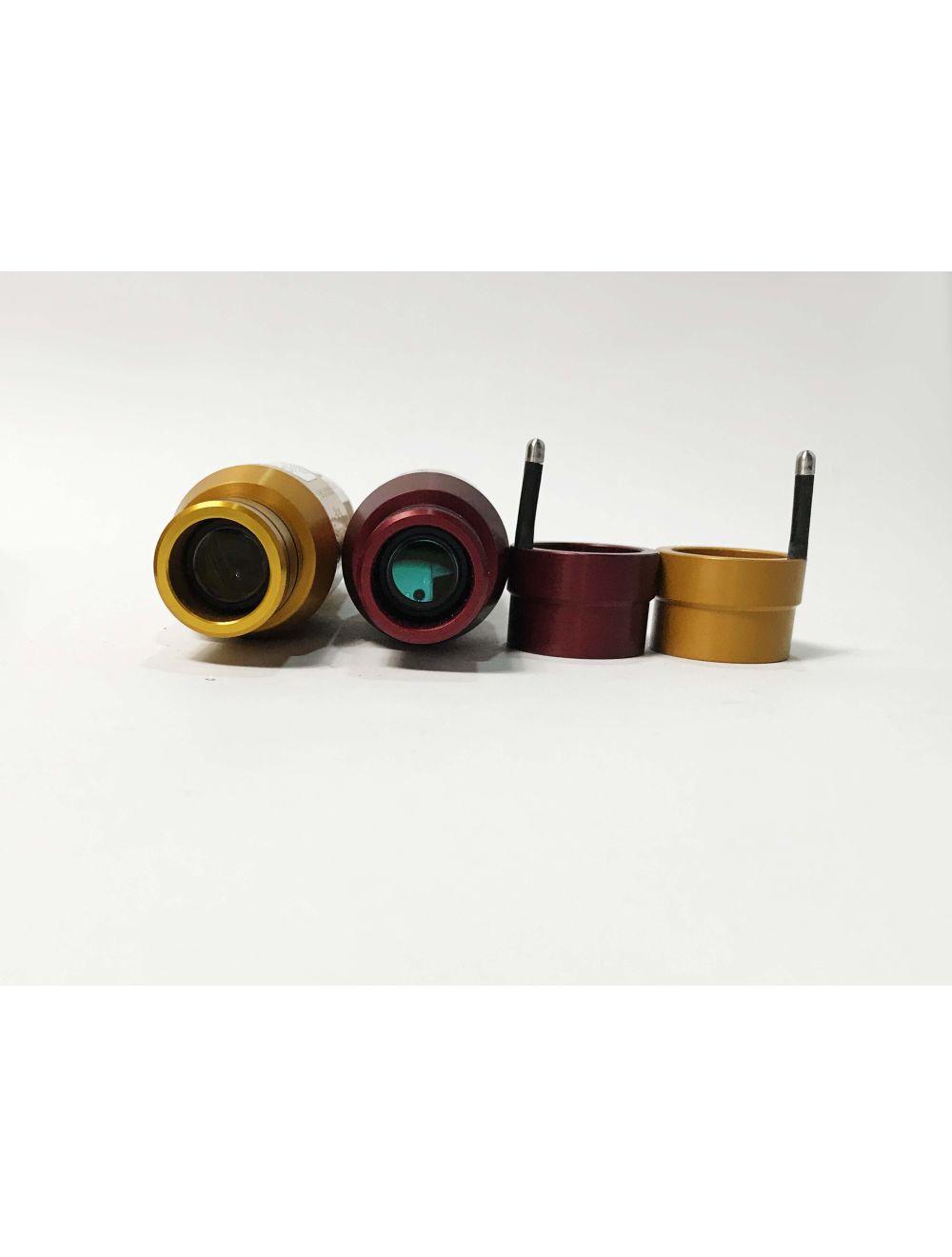 ConBio Medlite Revlite MultiLite Tattoo Removal Dye Handpieces Red/Gold 650 585