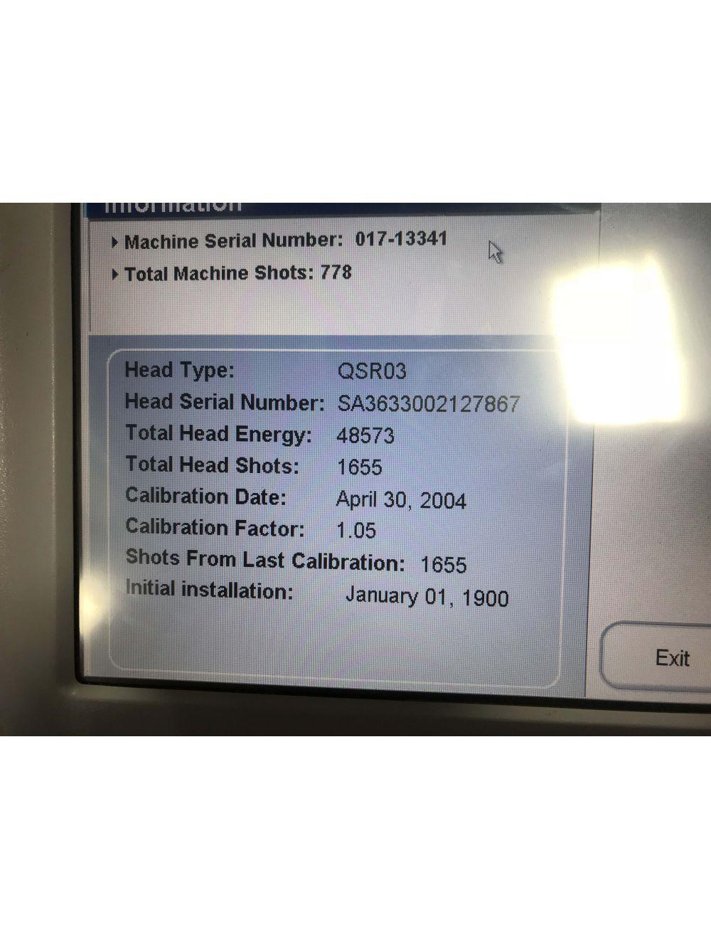 Lumenis IPL Quantum SR 590 Skin Rejuvenation Photofacial Handpiece 1655 Shots